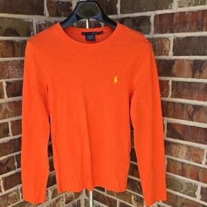 Ralph Lauren Orange Crew Neck Sweater
